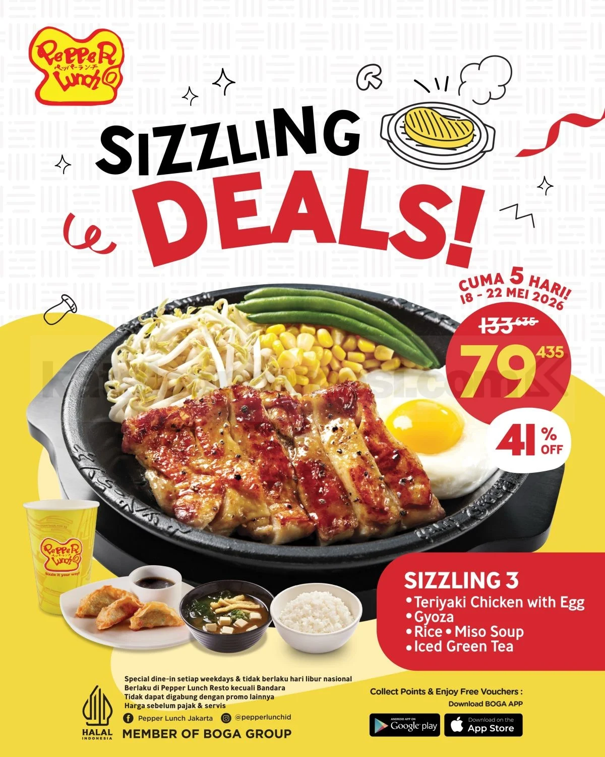 Pepper Lunch Sizzling Deals: Paket Hemat Mulai Rp 61 Ribu!
