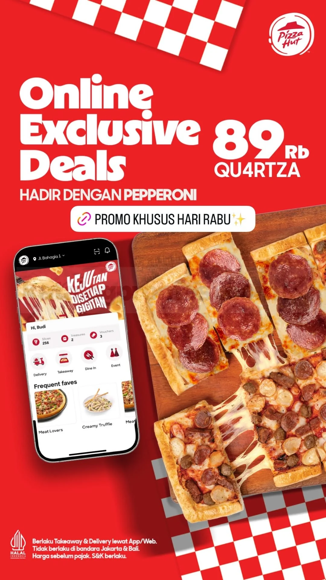 Pizza Hut Tawarkan 4 Rasa Sekaligus Hanya Rp 89 Ribu Setiap Rabu