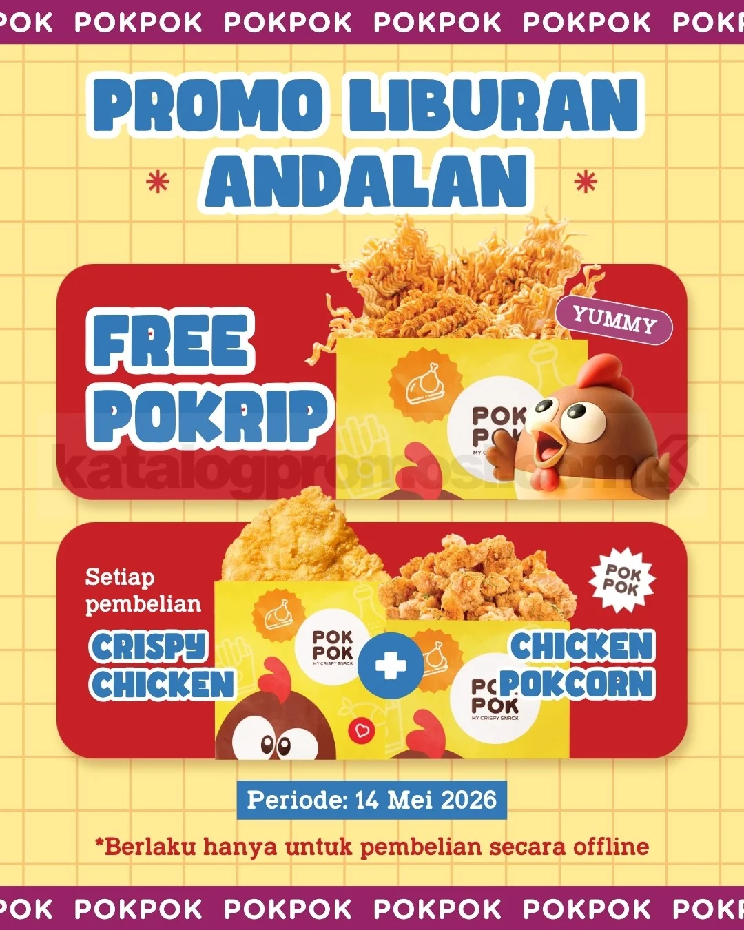 PokPok Long Weekend: Beli 2 Gratis 1 & Bonus Pokrip!