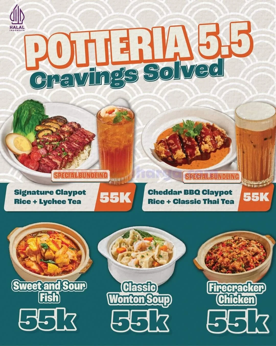 Potteria Tawarkan Promo Bundling Spesial Rp 55 Ribu 4-5 Mei