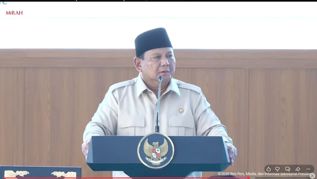 Prabowo Resmikan 1.061 Koperasi Desa Merah Putih di Nganjuk