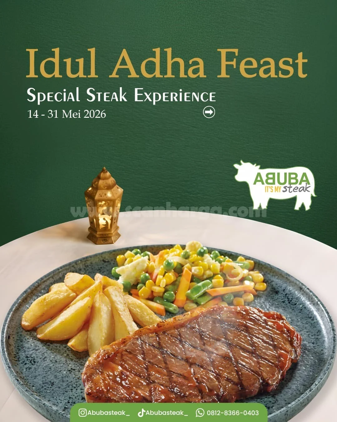 Promo Abuba Steak Idul Adha: Paket Spesial Mulai Rp 375 Ribu