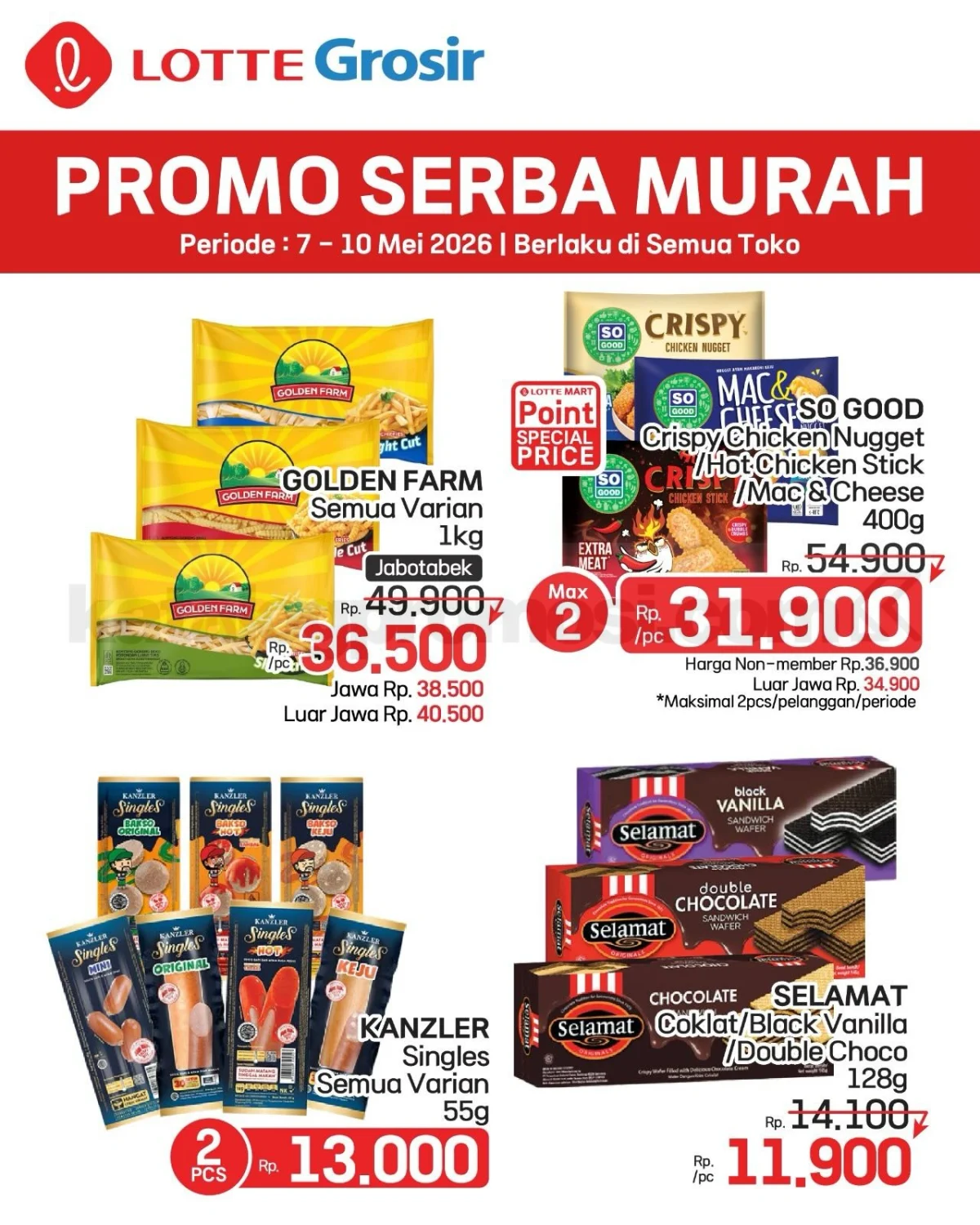 Promo Akhir Pekan LOTTE Grosir: Diskon Spesial 07-10 Mei 2026!