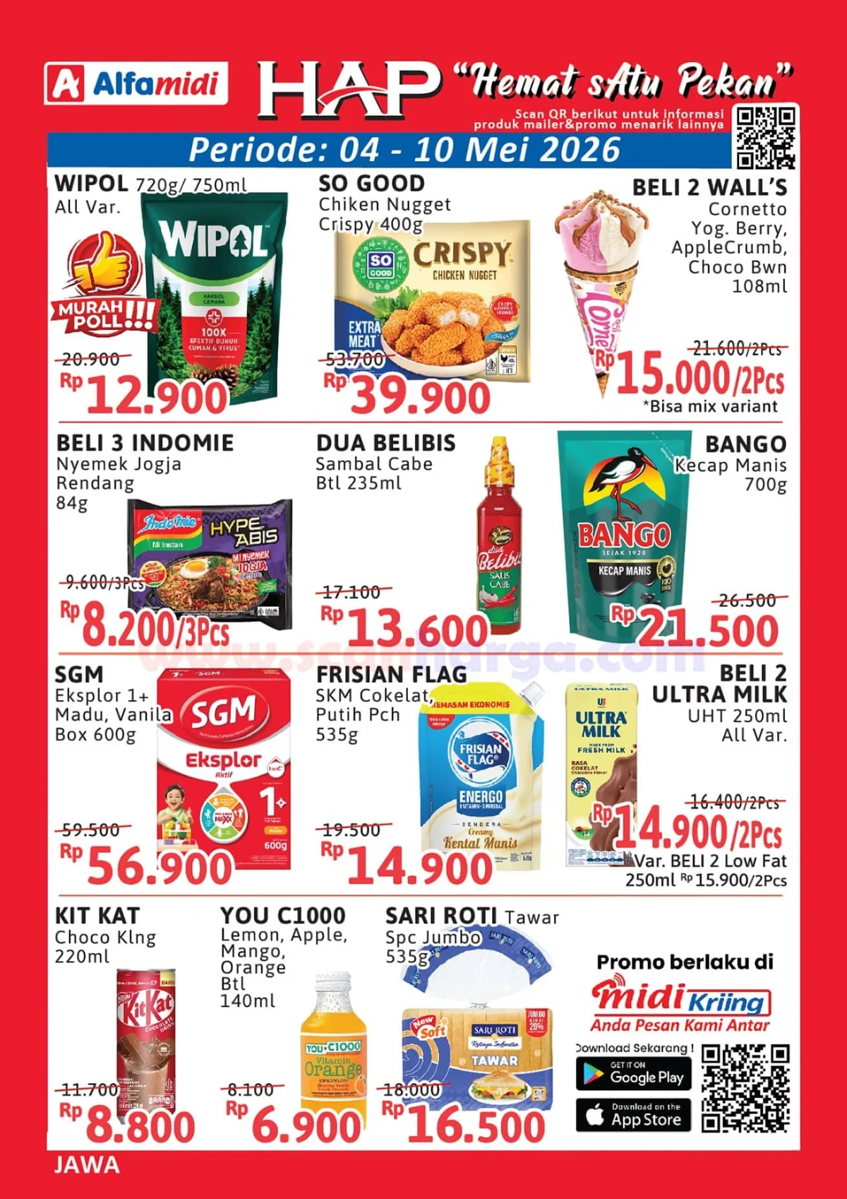 Promo Alfamidi HAP: Diskon Heboh 4-10 Mei 2026!