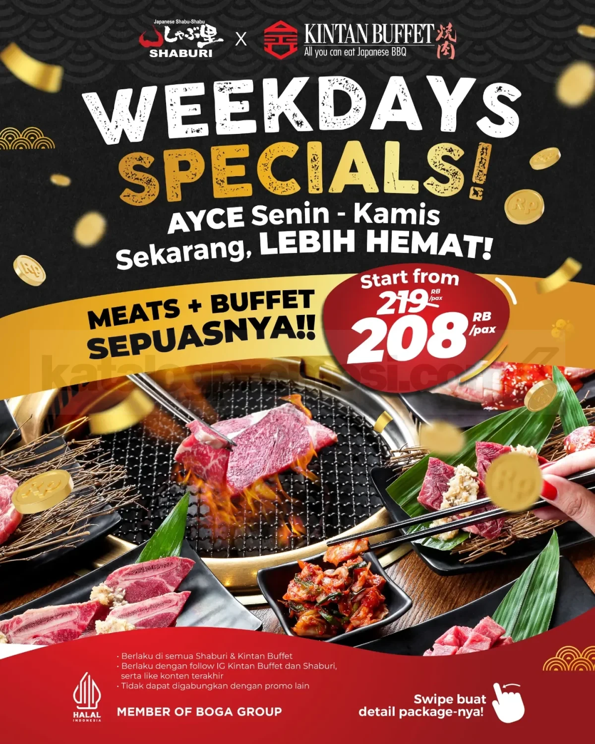 Promo AYCE Shaburi Kintan: Daging Unlimited Mulai Rp 208 Ribu!