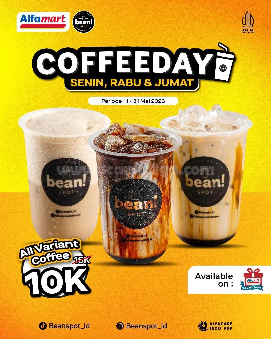 Promo Beanspot CoffeeDay: Kopi Nikmat Rp 10.000 Tiap Senin-Jumat