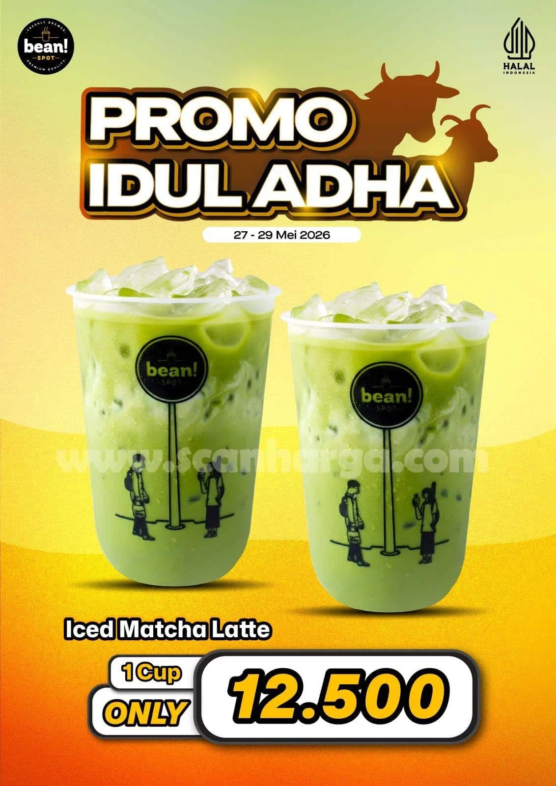 Promo Beanspot: Iced Matcha Latte Rp 12.500 Sambut Idul Adha