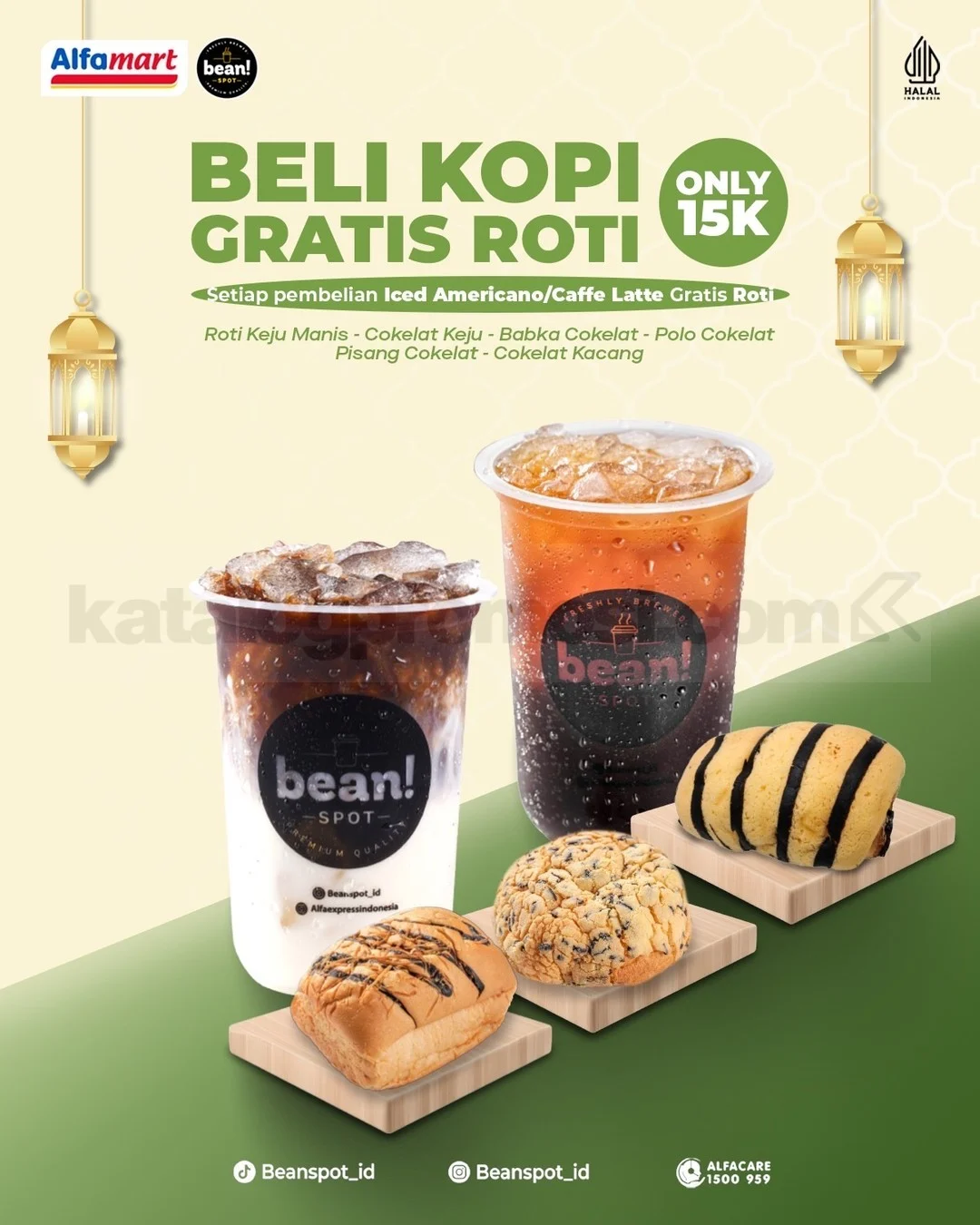 Promo Beanspot: Kopi & Roti Gratis Hanya Rp 15.000!