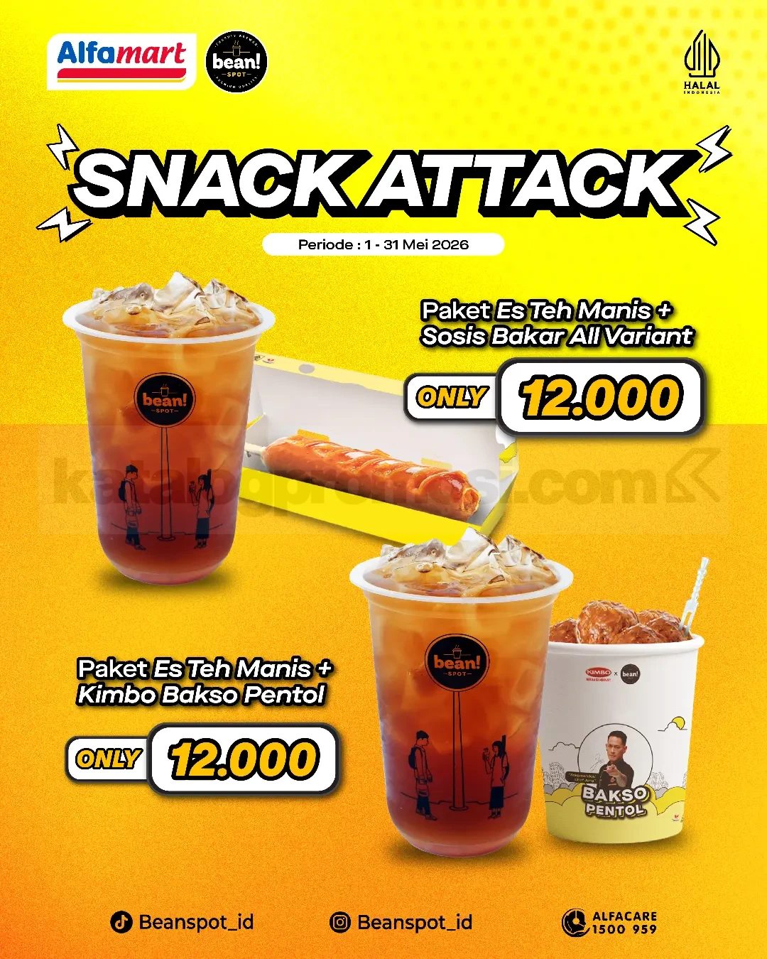 Promo Beanspot: Snack Attack Hemat Mulai Rp 12.000 di Mei 2026