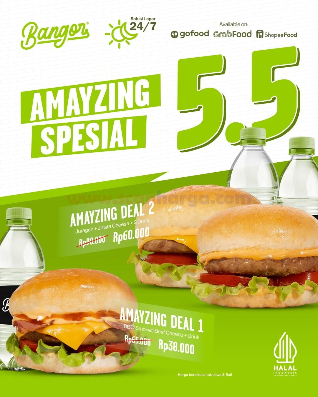 Promo Burger Bangor 5.5: Deal Amayzing Mulai Rp 38 Ribu!