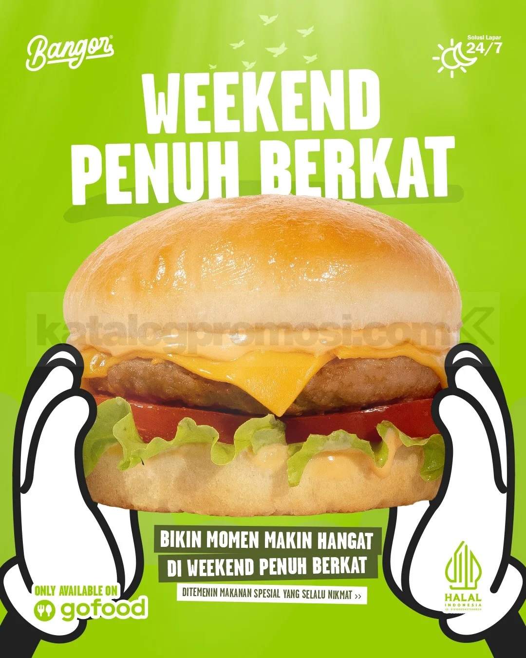 Promo Burger Bangor Weekend: Nikmati Paket Hemat Mulai Rp 45 Ribu di GoFood