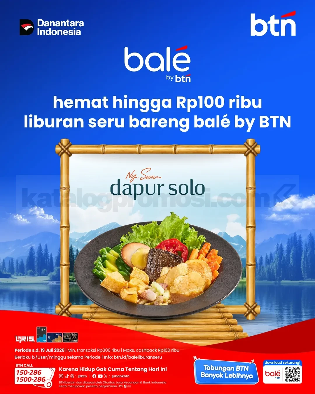 Promo Dapur Solo & BTN: Cashback Rp100 Ribu Liburan Makin Hemat