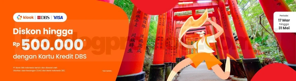 Promo DBS Klook: Diskon Rp 500.000 untuk Liburan Hemat