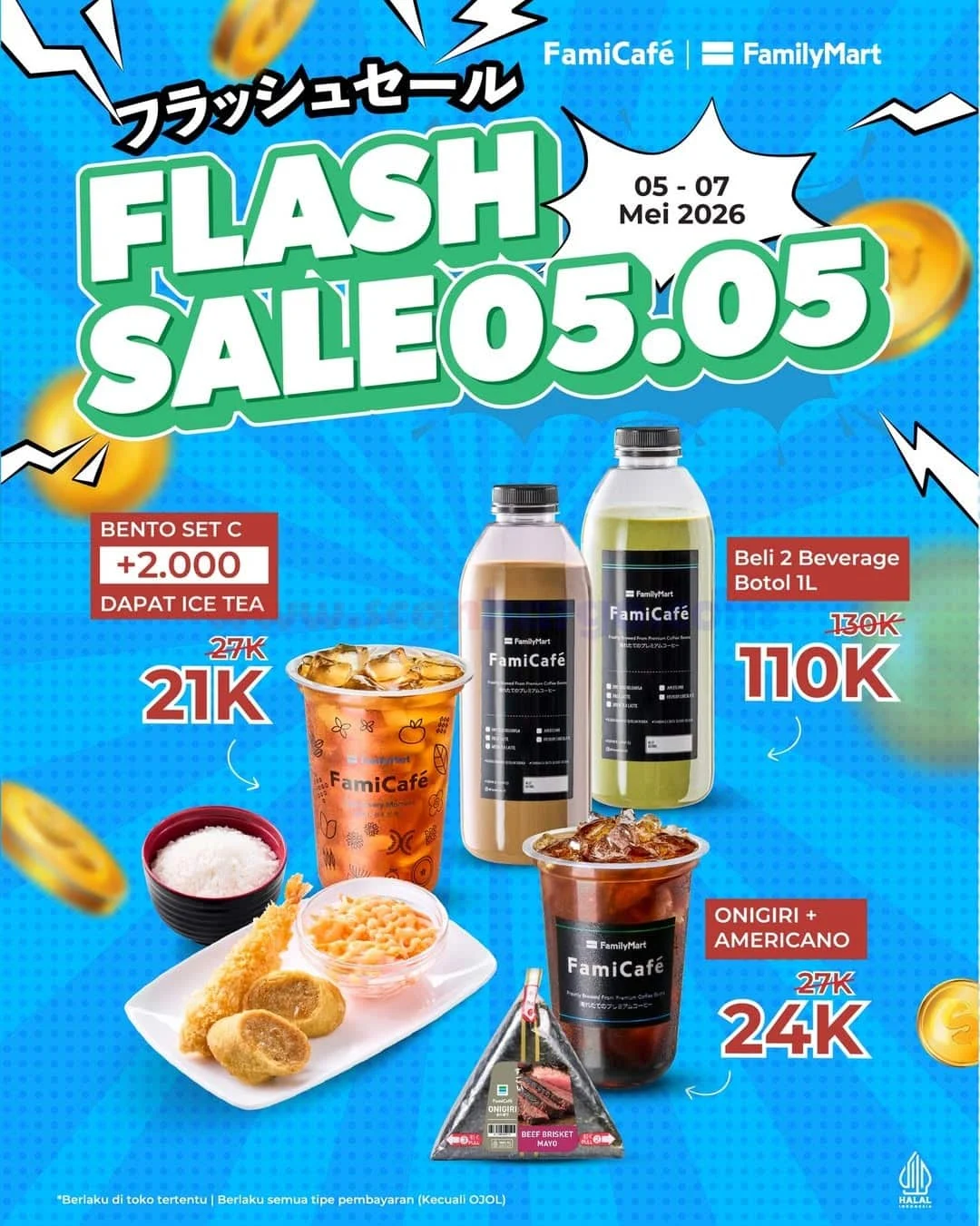 Promo FamilyMart 5.5 Flash Sale: Jajanan Hemat Mulai Rp 9.900!