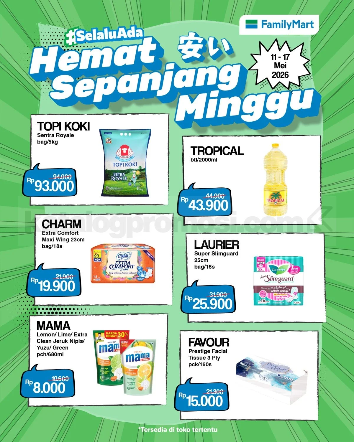 Promo FamilyMart: Diskon Mingguan 11-17 Mei 2026!