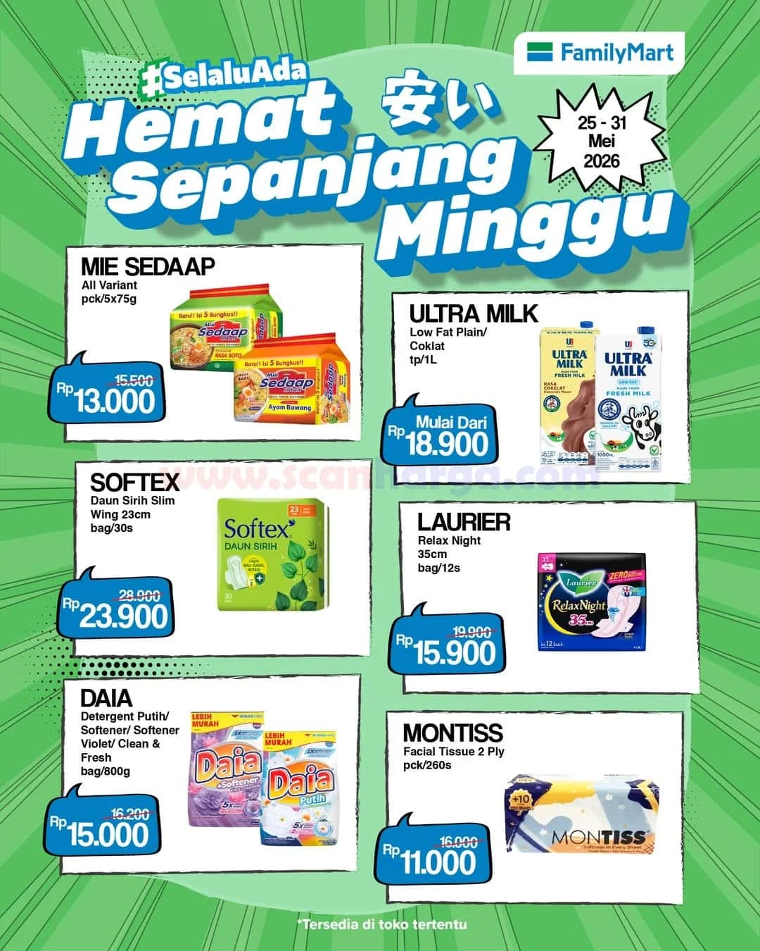 Promo FamilyMart: Hemat Banget 25-31 Mei 2026!