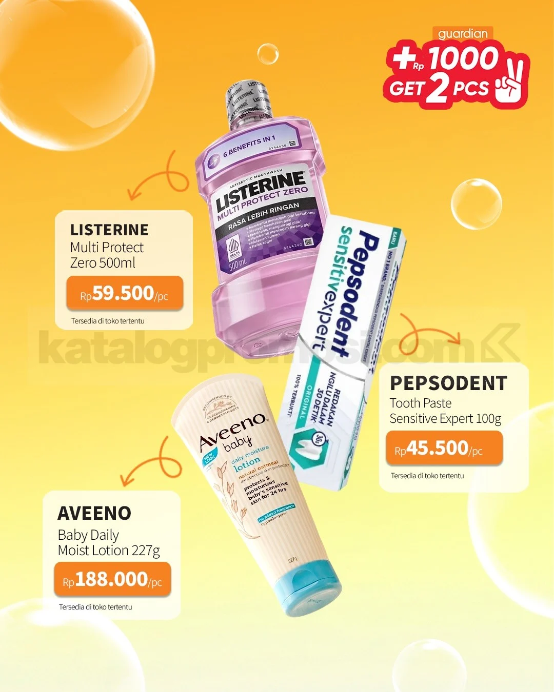 Promo Guardian: Tambah Rp 1.000, Bawa Pulang 2 Produk Pilihan!