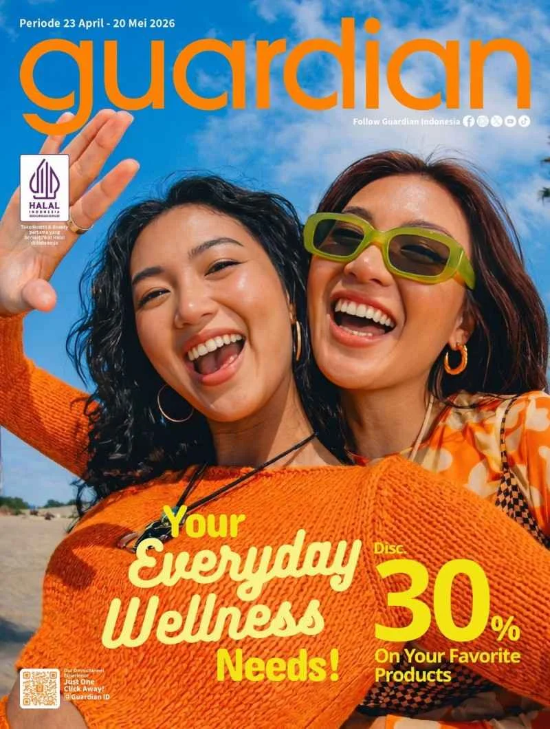 Promo Guardian Terbaru: Hemat Belanja 30 April - 13 Mei 2026