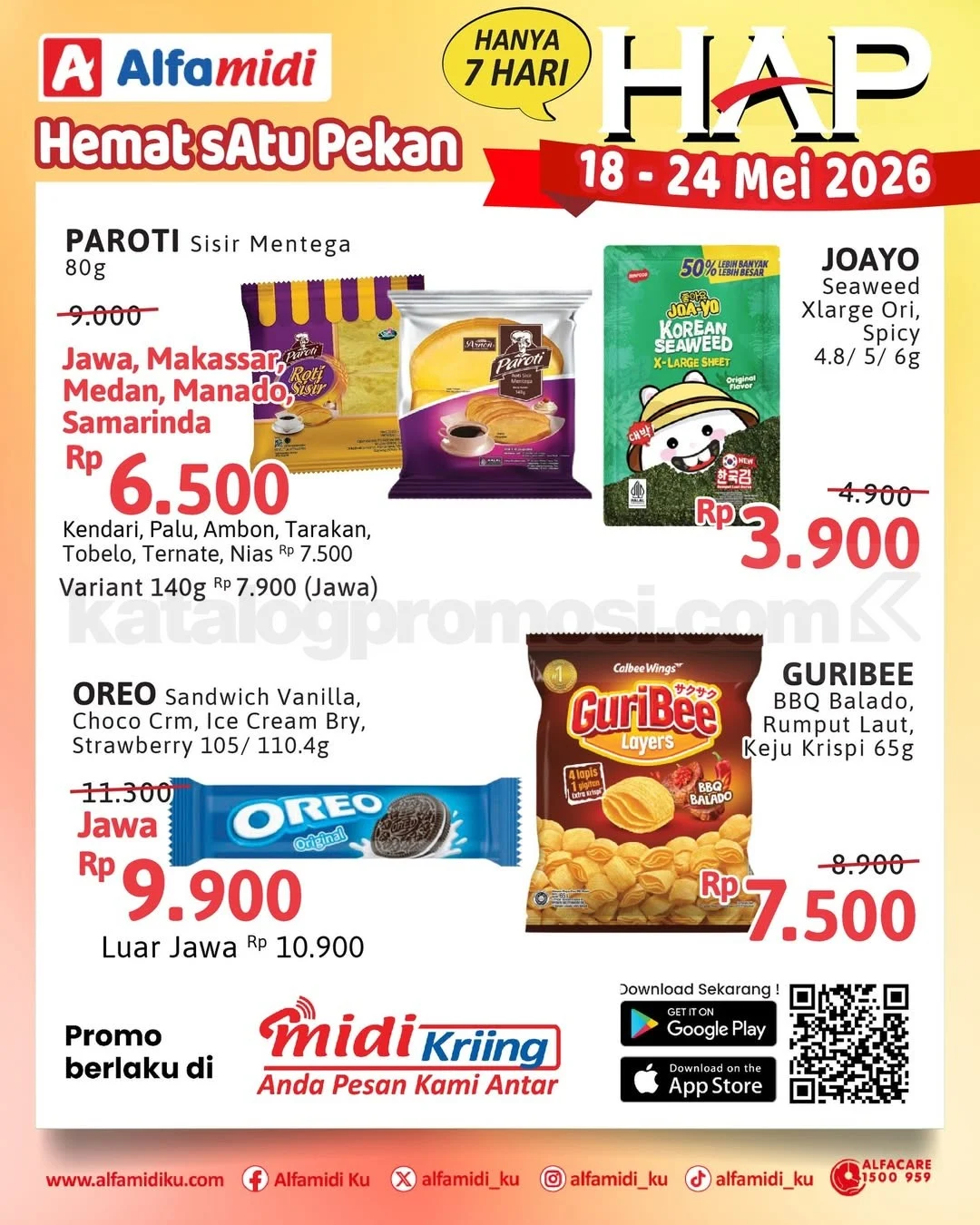 Promo HAP Alfamidi: Hemat Seharian 18-24 Mei 2026