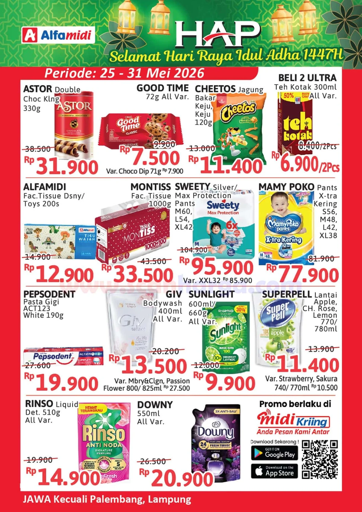 Promo HAP Alfamidi Weekday 25-31 Mei 2026: Hemat Kebutuhan Sehari-hari