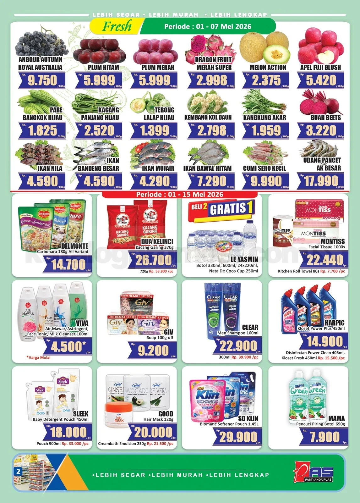 Promo Hari Hari Pasar Swalayan: Belanja Hemat 1-15 Mei 2026