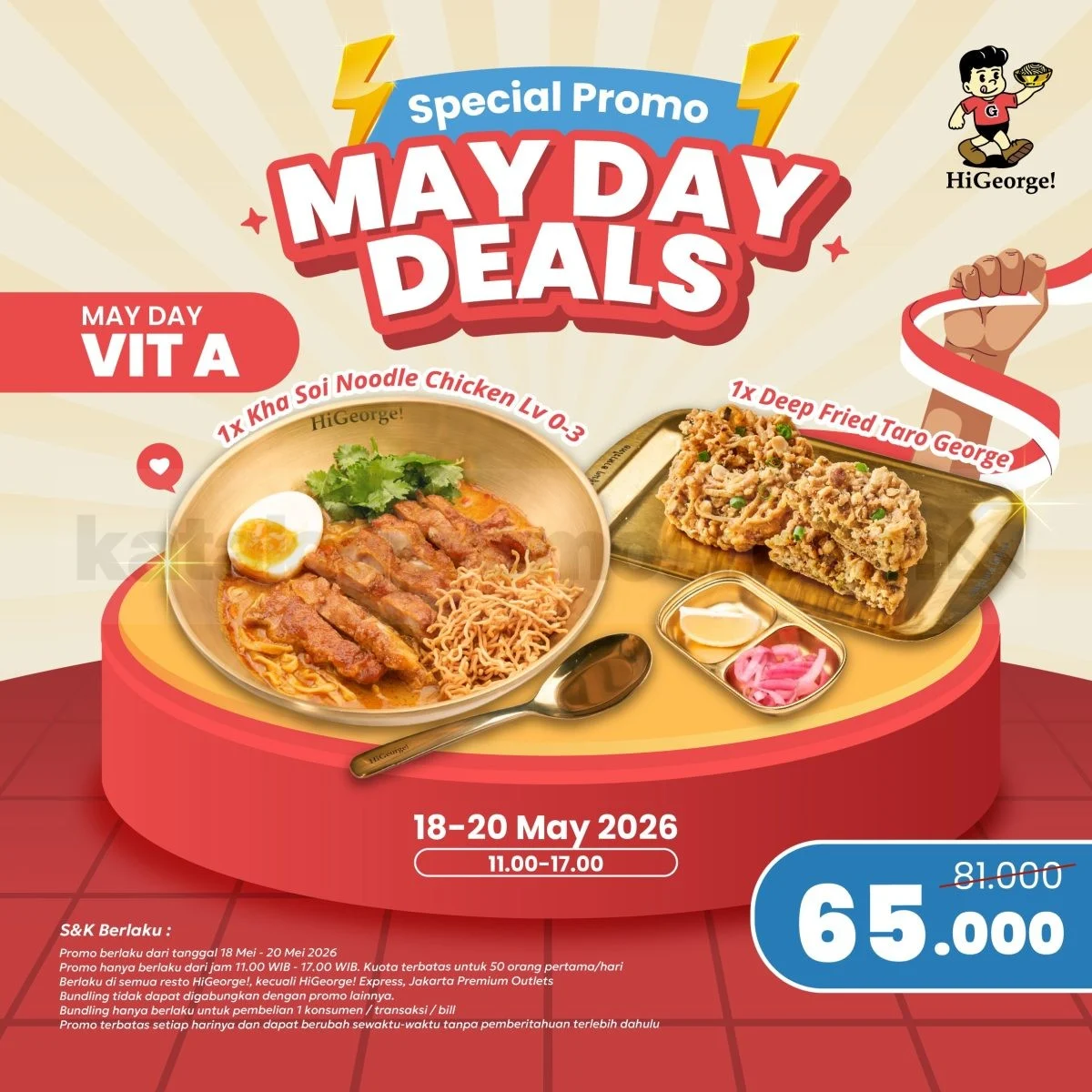 Promo HiGeorge! May Day Deals: Nikmati Bundling Hemat Mulai Rp 65.000
