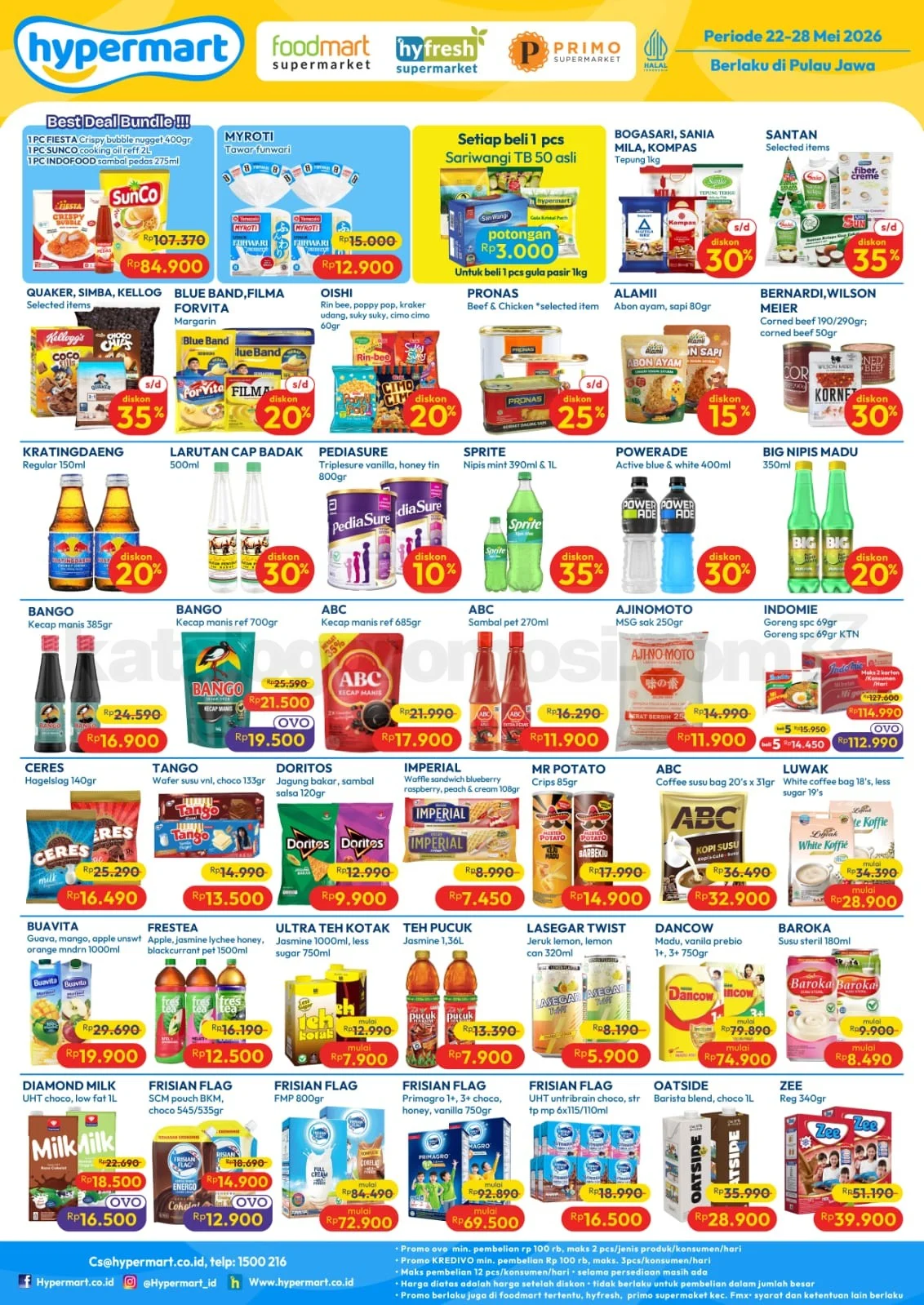 Promo Hypermart Weekday 25-28 Mei 2026: Belanja Hemat Kebutuhan Harian