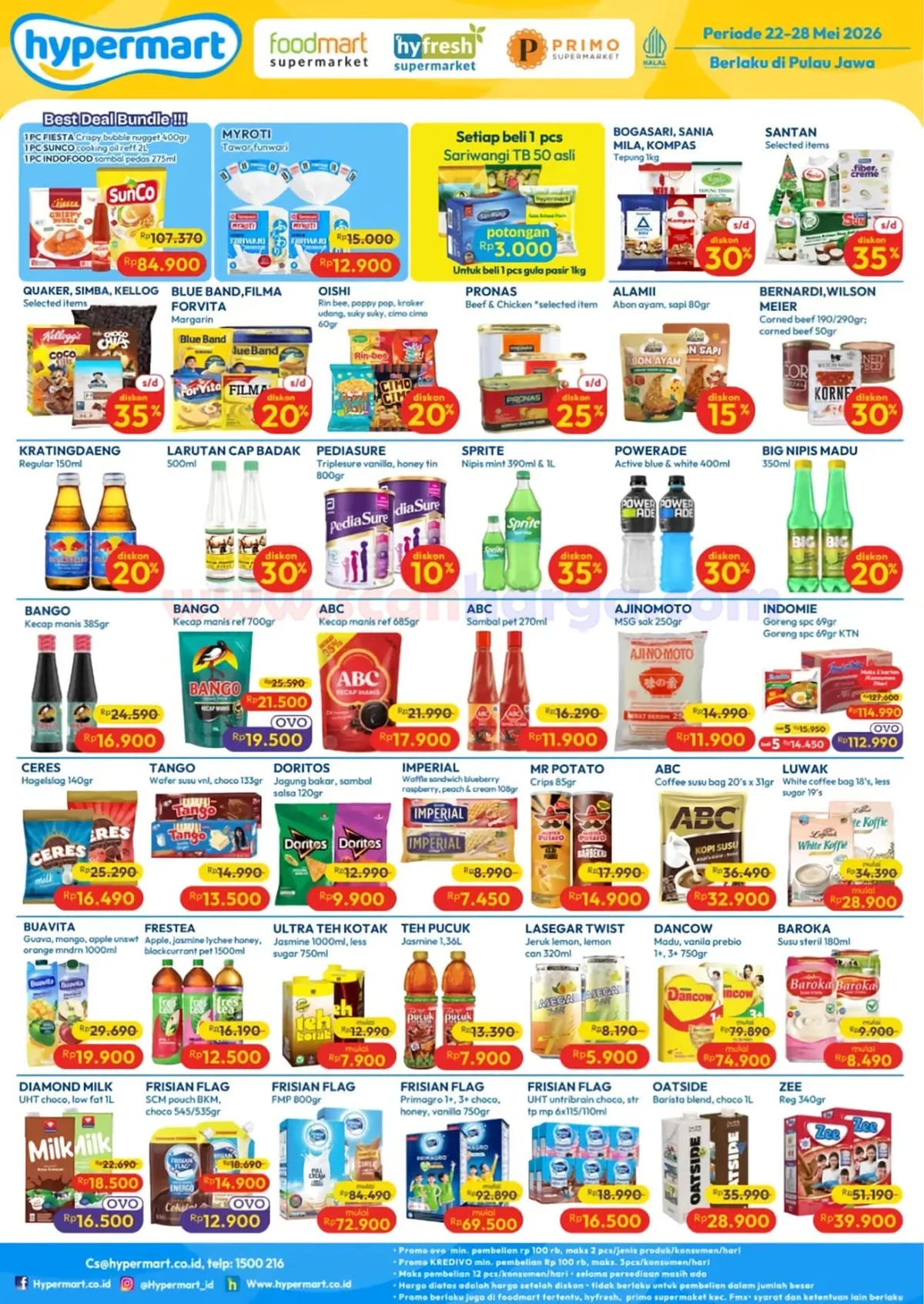 Promo Hypermart Weekday: Diskon Heboh 22-28 Mei 2026!