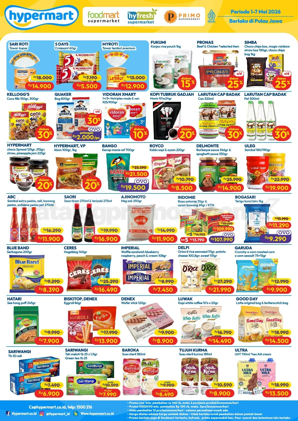 Promo Hypermart Weekday: Diskon Meriah 04-07 Mei 2026