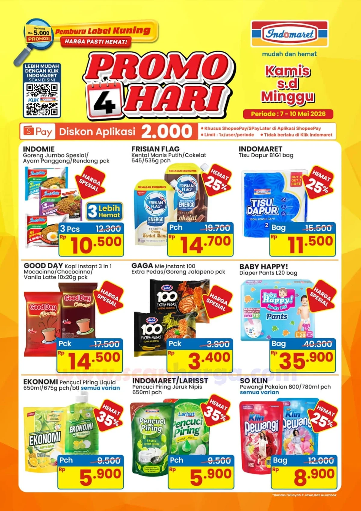 Promo Indomaret 4 Hari: Hemat Belanja 7-10 Mei 2026