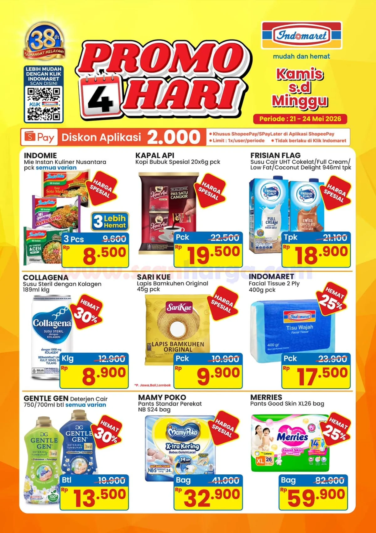 Promo Indomaret 4 Hari: Hemat Besar 21-24 Mei 2026