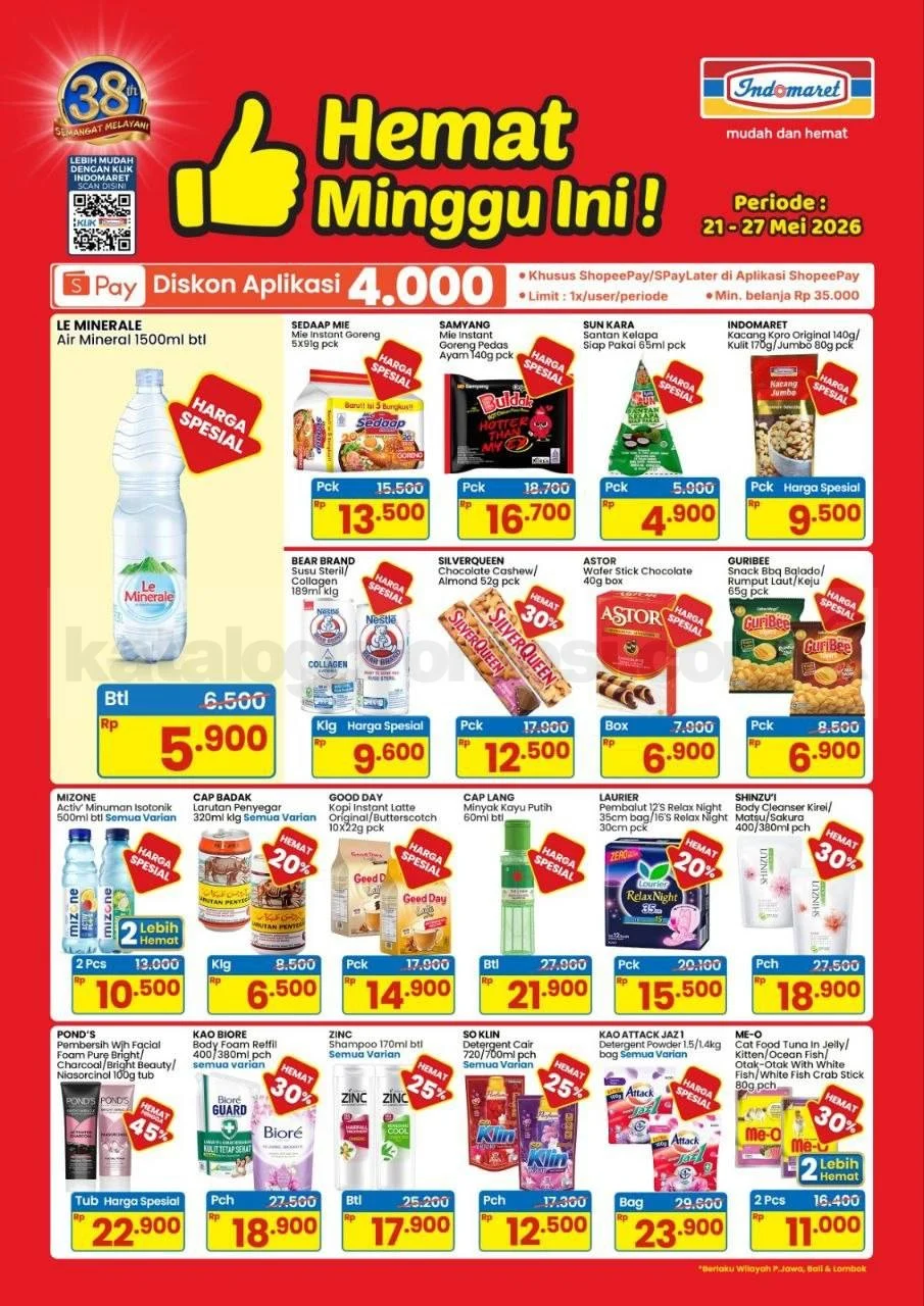 Promo Indomaret: Diskon Besar 21-27 Mei 2026