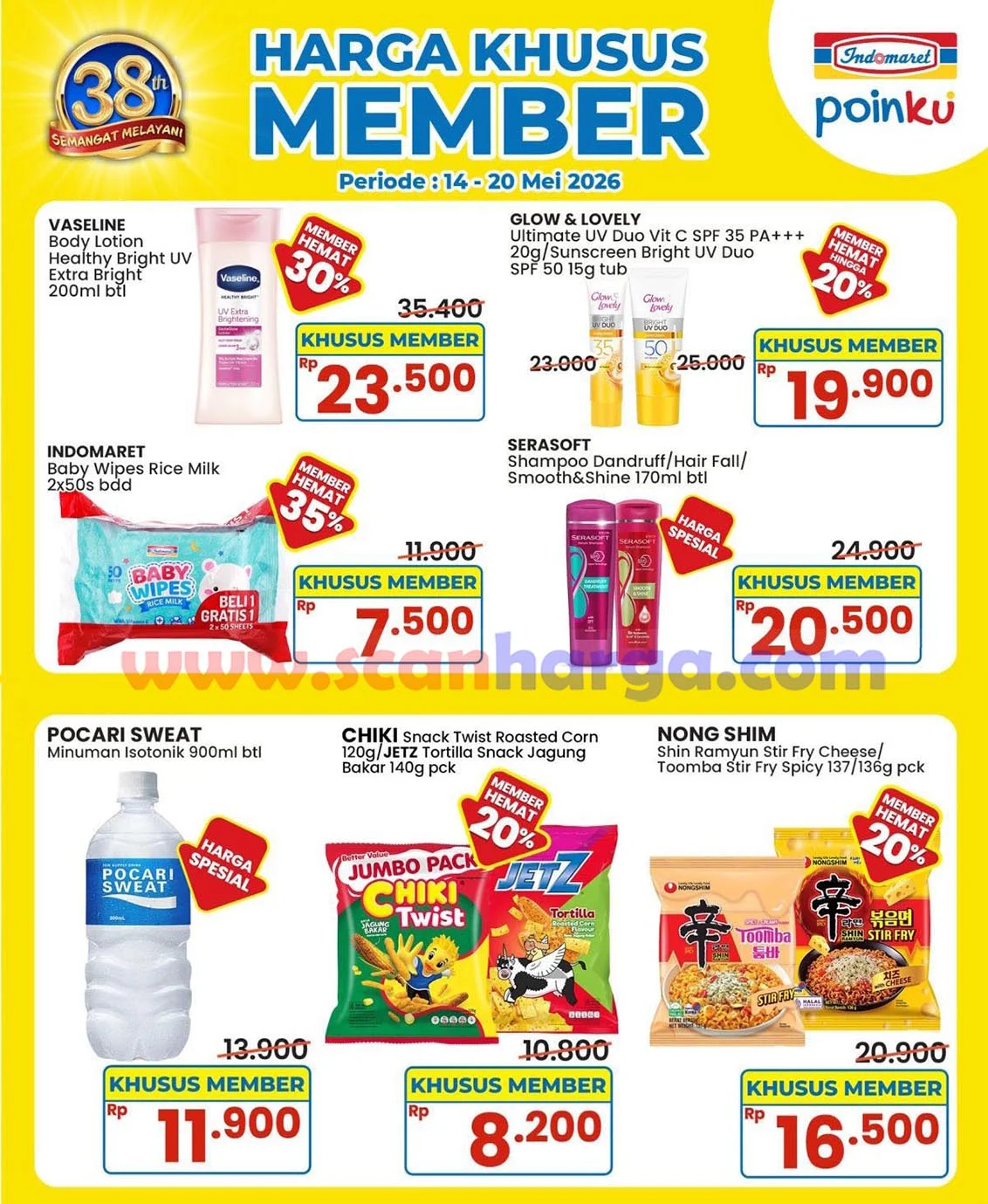 Promo Indomaret: Diskon Hingga 35% Khusus Member (14-20 Mei 2026)