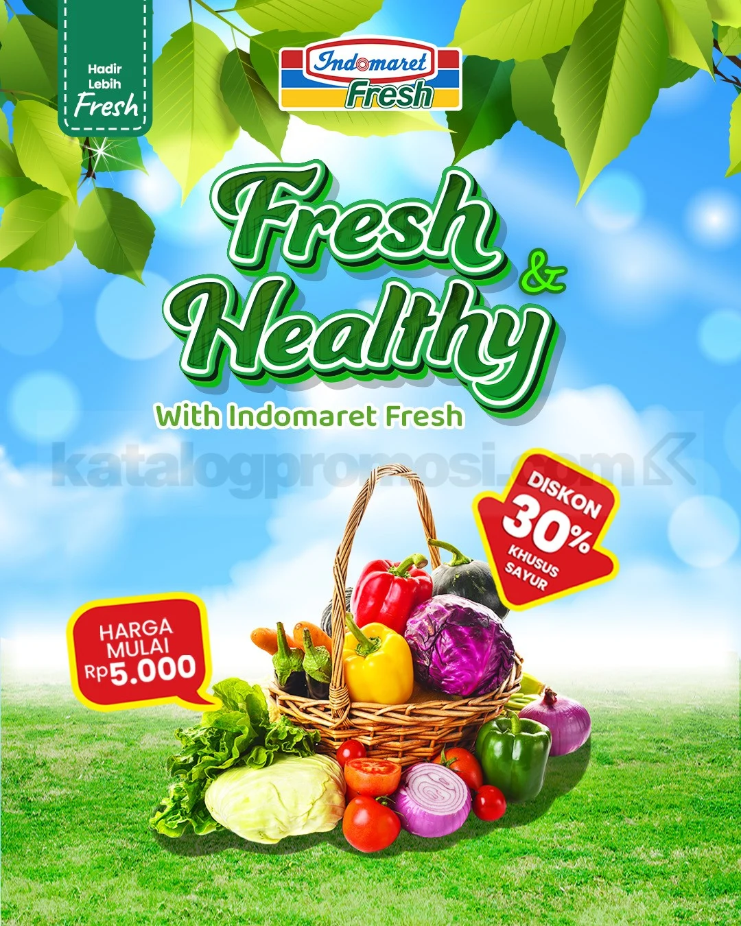 Promo Indomaret Fresh: Diskon 30% Sayuran 1-15 Mei 2026