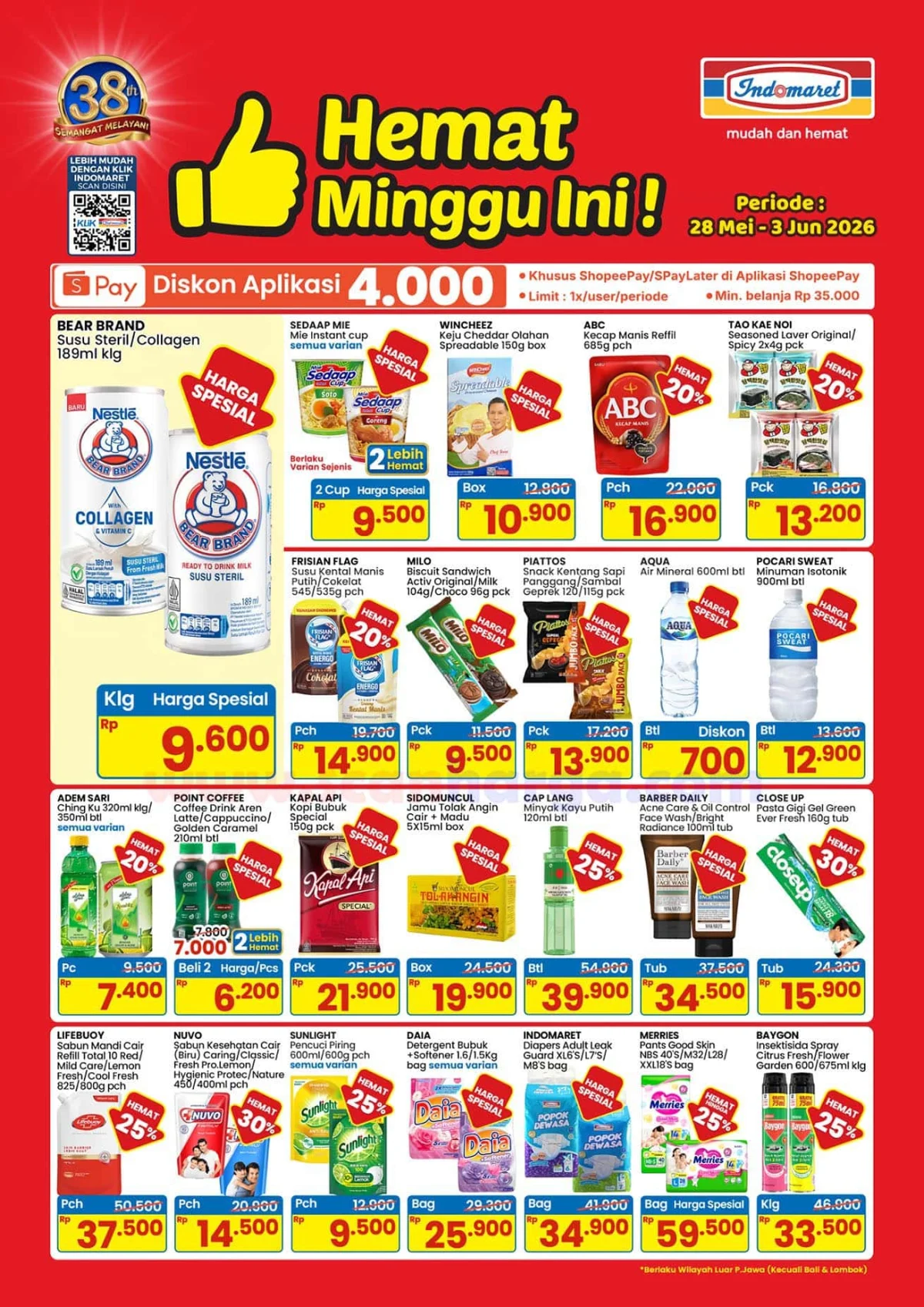 Promo Indomaret: Hemat Banget 28 Mei - 3 Juni 2026