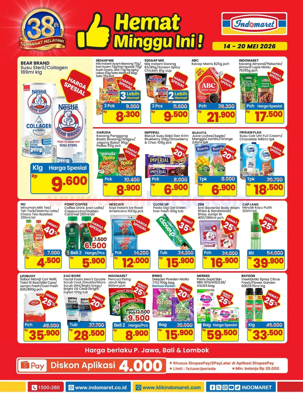 Promo Indomaret Hemat Banget: Diskon Gede 14-20 Mei 2026