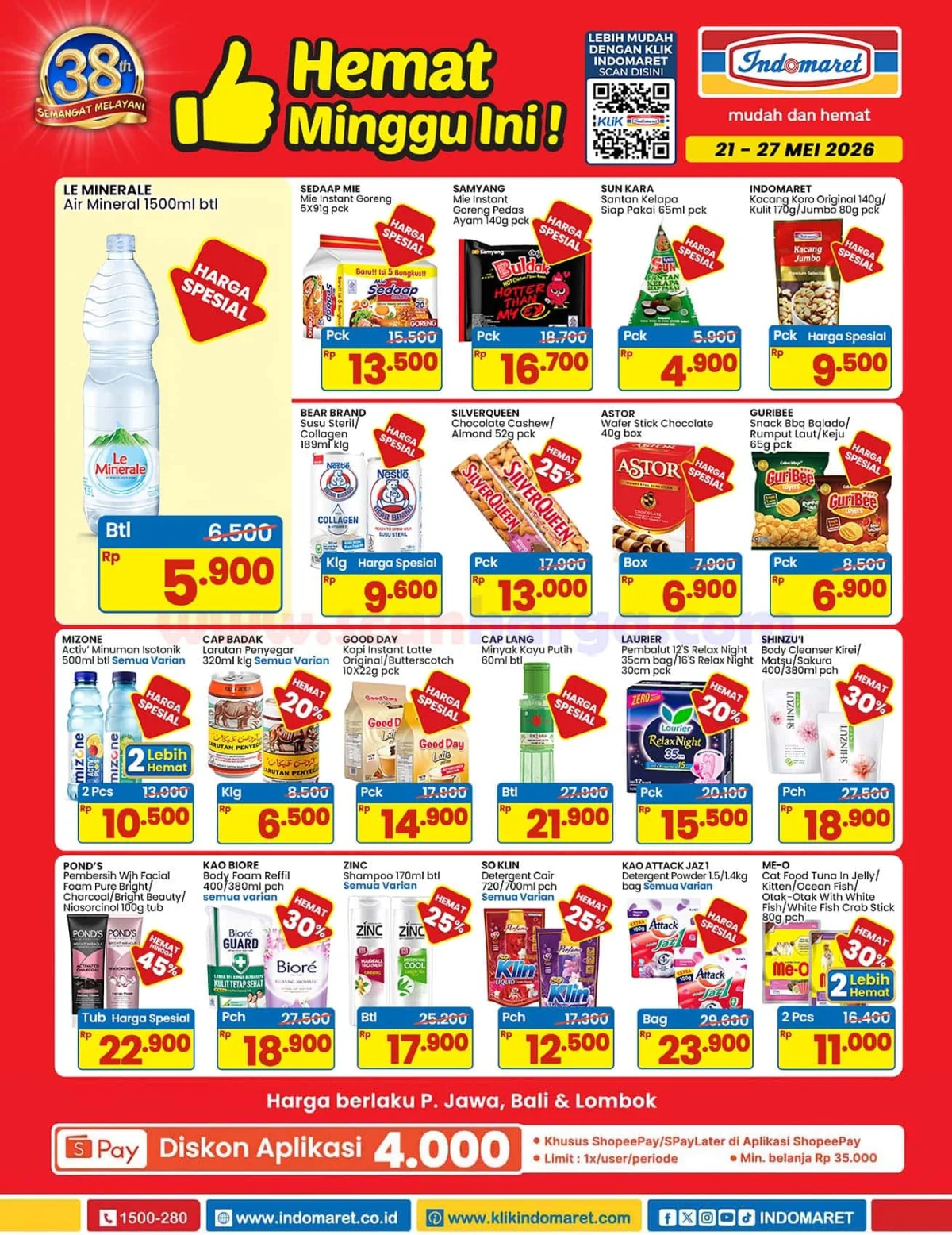 Promo Indomaret Hemat Banget: Diskon Gila-gilaan 21-27 Mei 2026