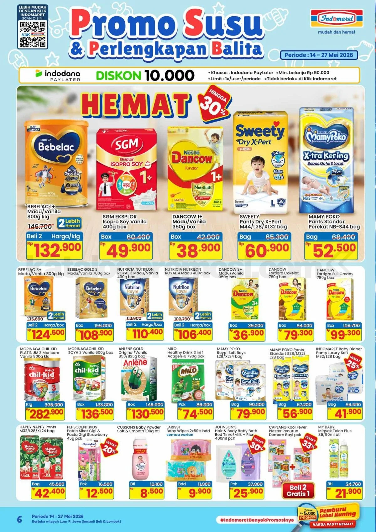 Promo Indomaret: Susu & Balita Hemat 14-27 Mei 2026