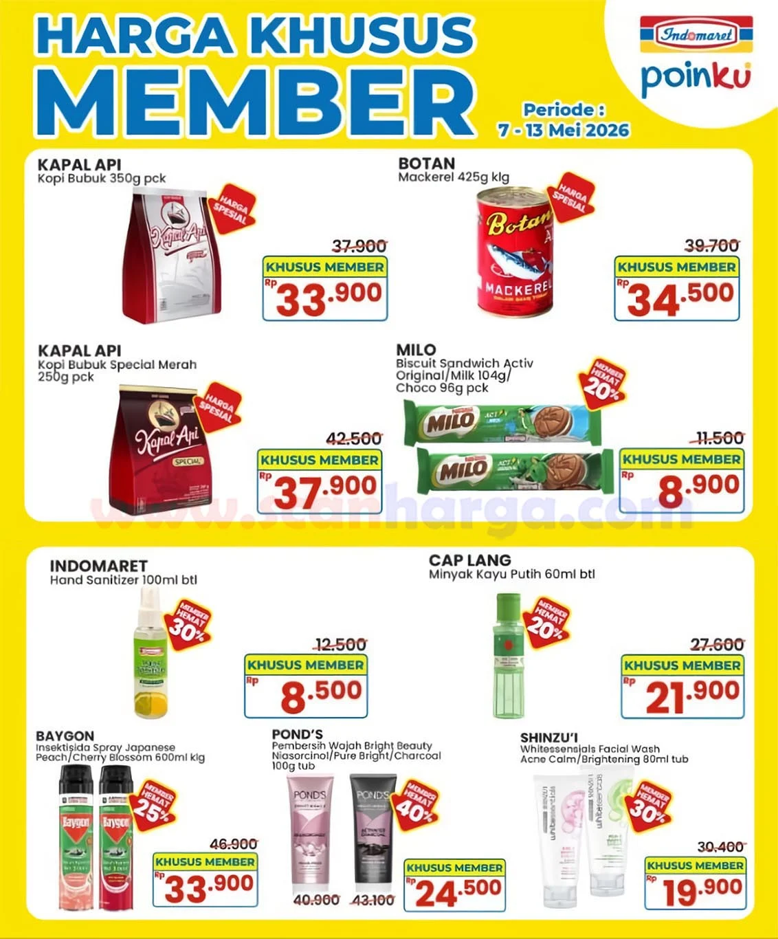 Promo Indomaret: Tebus Murah Harga Member 7-13 Mei 2026!