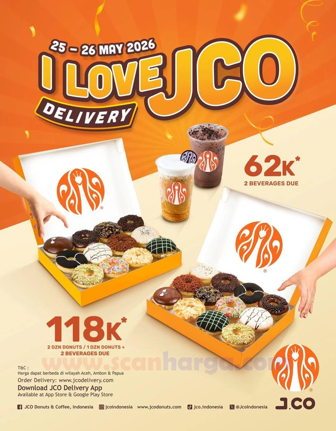 Promo JCO: 2 Lusin Donat & Minuman Rp 118 Ribu Awal Pekan