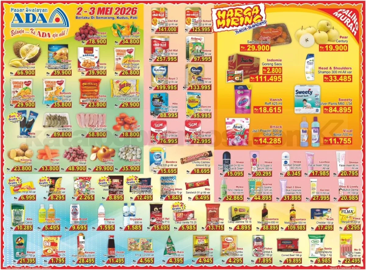 Promo JSM ADA Swalayan: Harga Miring 02-03 Mei 2026