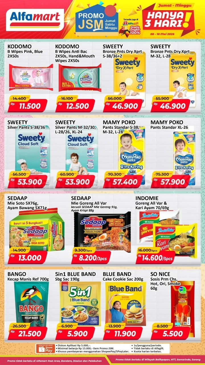 Promo JSM Alfamart 08-10 Mei 2026: Belanja Hemat Akhir Pekan!