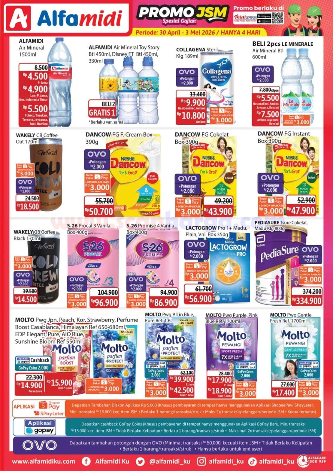 Promo JSM Alfamidi 30 April - 3 Mei 2026: Hemat Belanja Akhir Pekan!