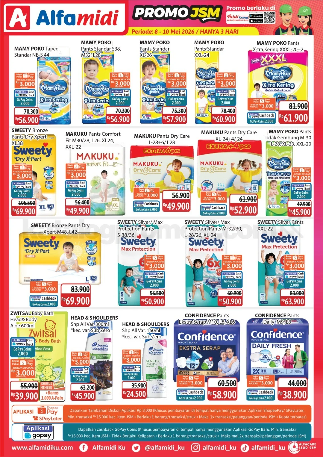 Promo JSM Alfamidi 8-10 Mei 2026: Belanja Hemat Akhir Pekan