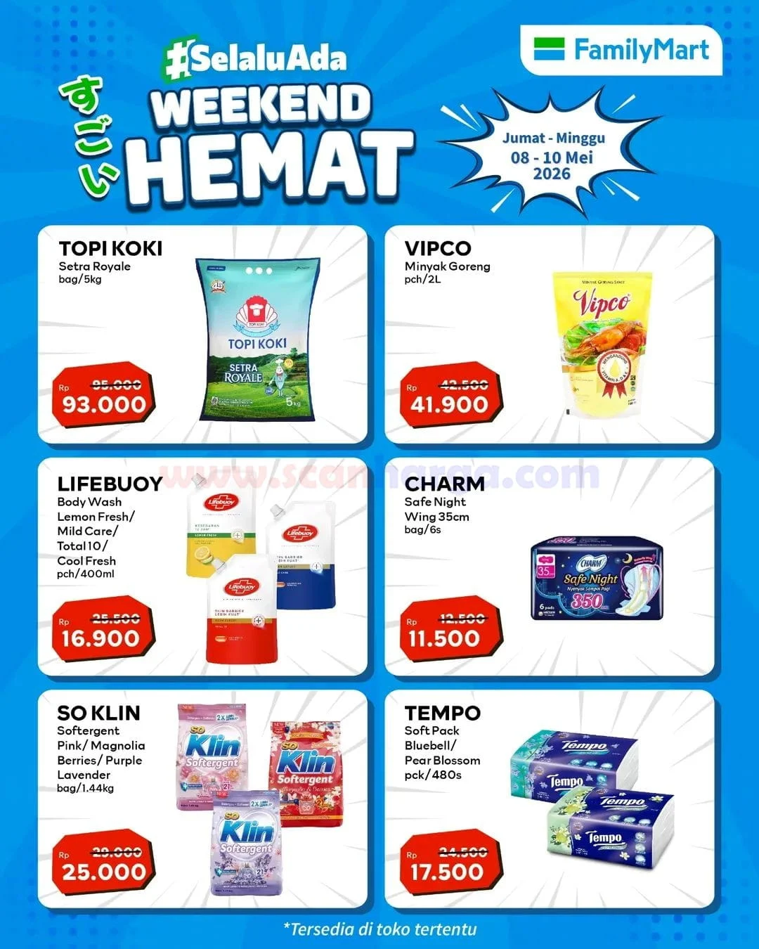 Promo JSM FamilyMart: Diskon Akhir Pekan 8-10 Mei 2026!