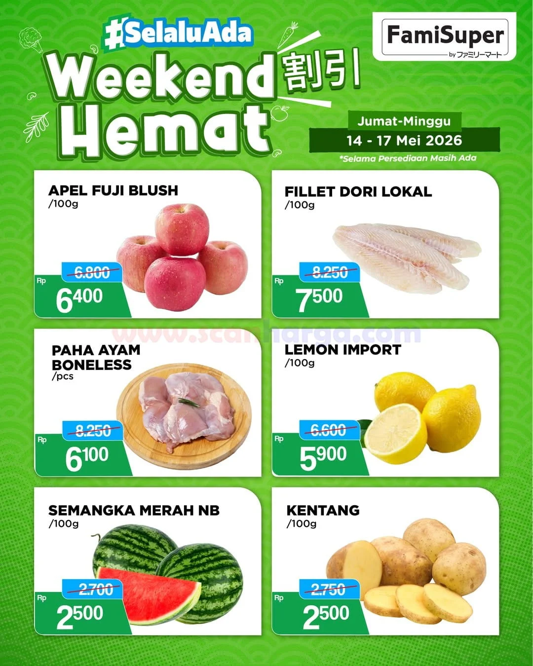 Promo JSM FamilyMart: Hemat Weekend 15-17 Mei 2026