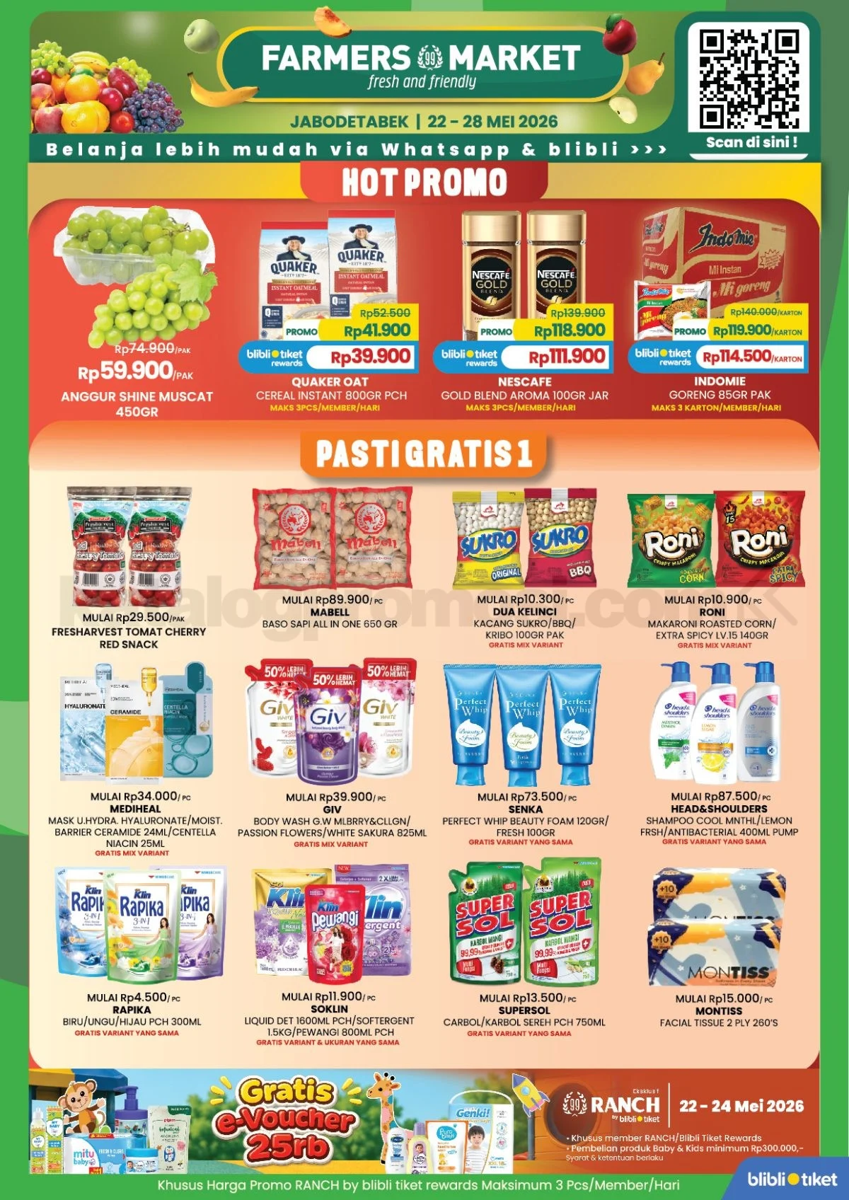 Promo JSM Farmers Market: Belanja Hemat 22-28 Mei 2026