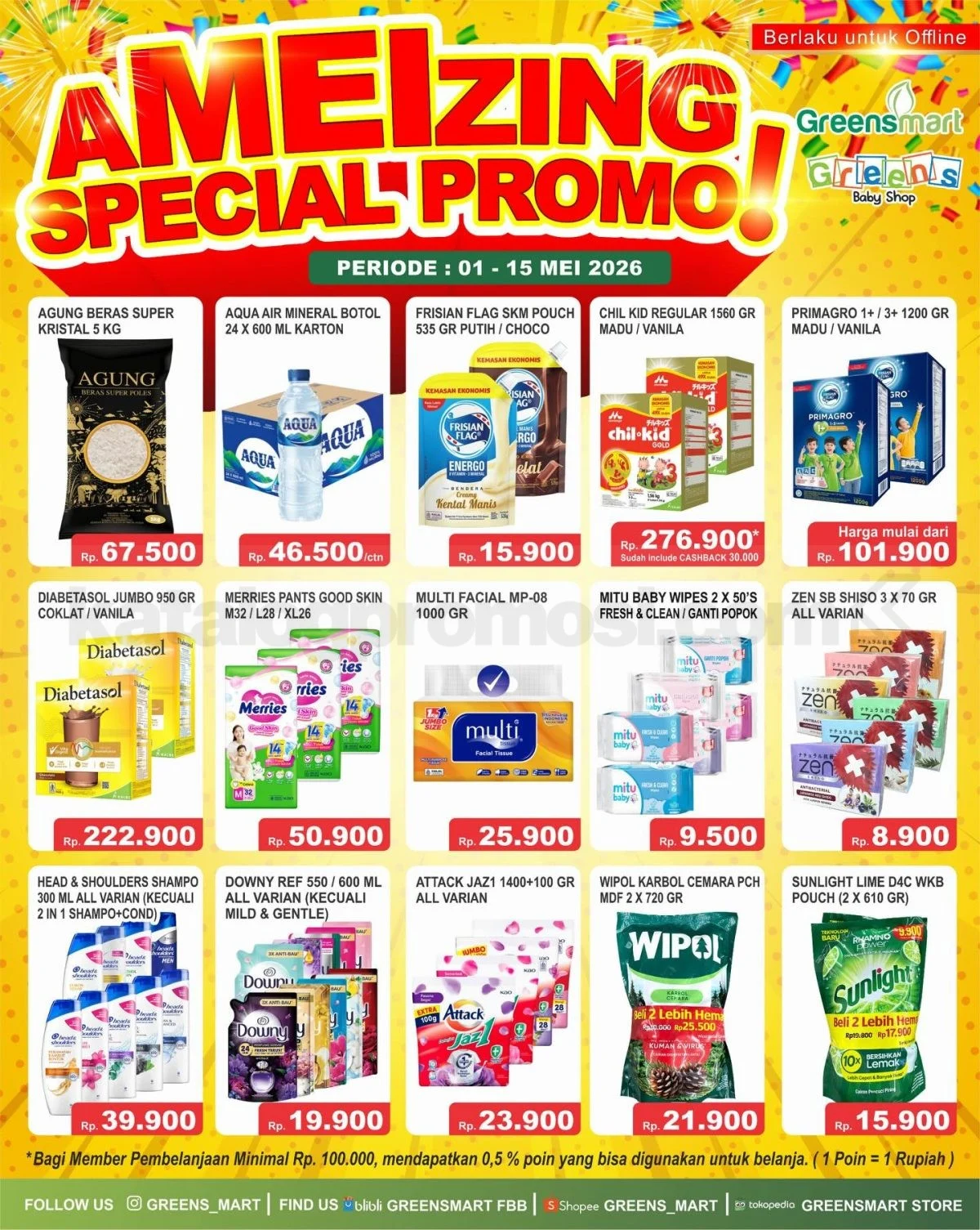 Promo JSM Greensmart: Diskon Besar 1-15 Mei 2026