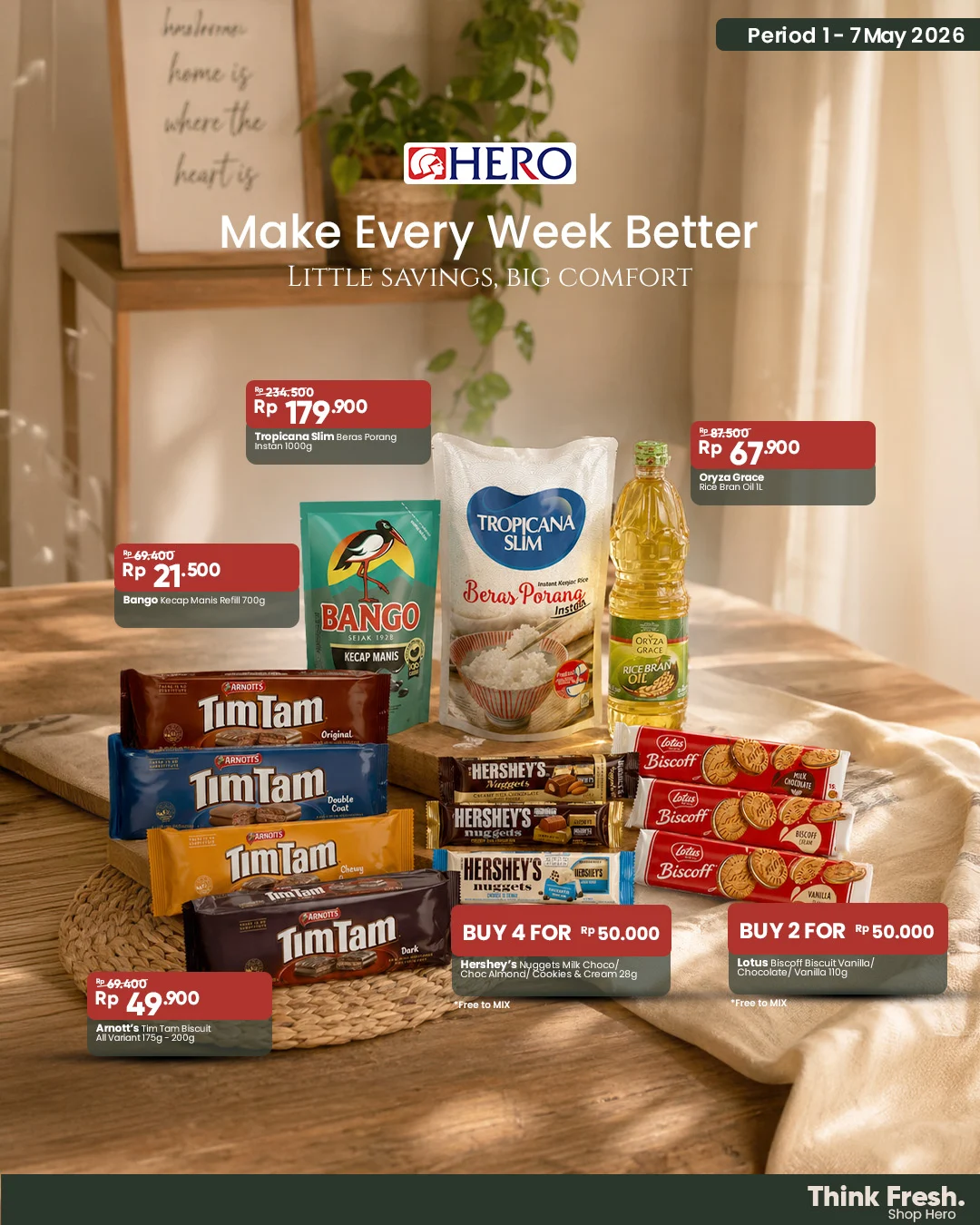 Promo JSM HERO Supermarket 1-7 Mei 2026: Diskon Akhir Pekan!