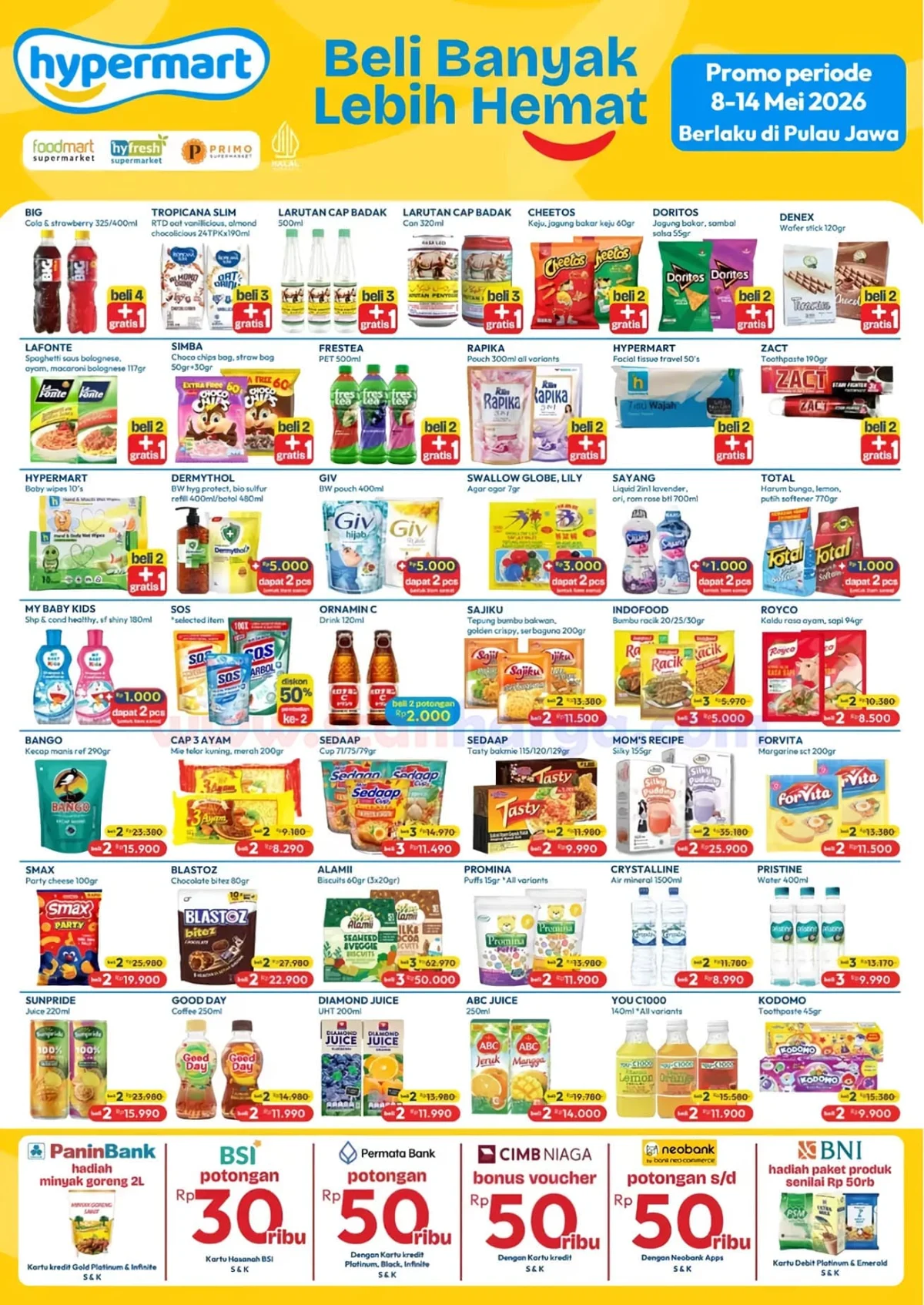 Promo JSM Hypermart 8-14 Mei 2026: Belanja Hemat Akhir Pekan!